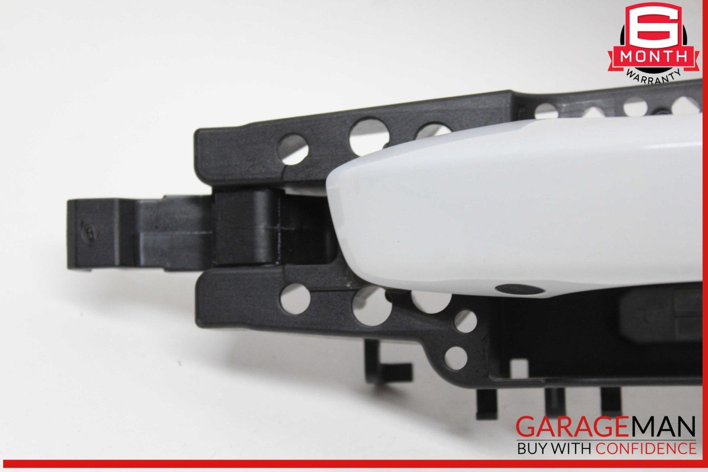 17-24 Audi Q7 Front Left Driver Side Exterior Door Handle White 4M1837885A OEM