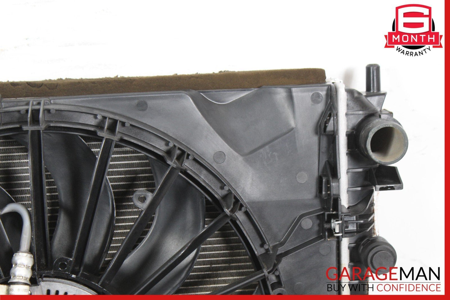 10-19 Jaguar XF X150 XKR XJ Engine Motor Cooling Radiator Fan Assembly OEM