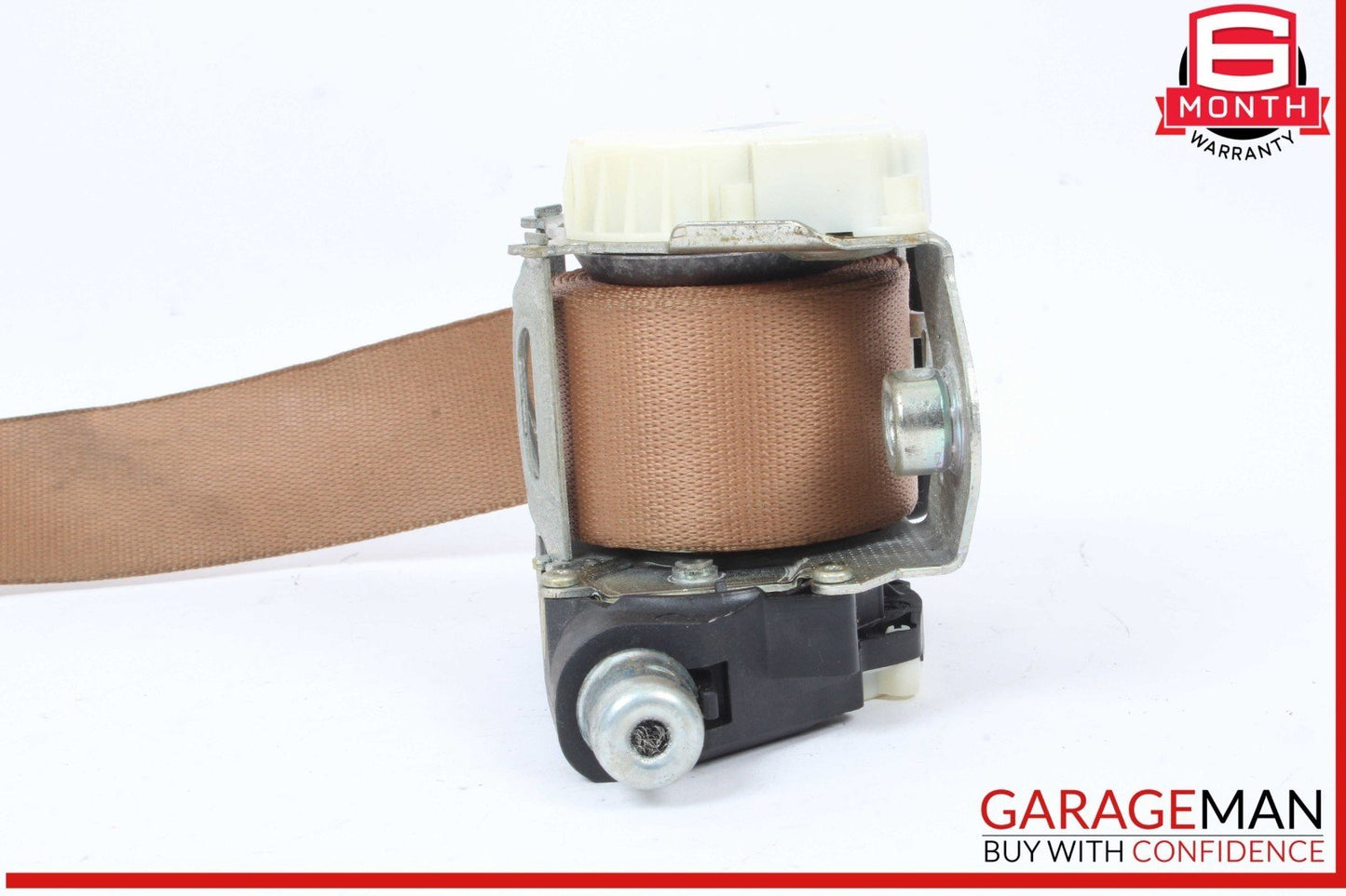 10-16 Porsche Panamera 970 Rear Left or Right Side Seat Belt Brown OEM
