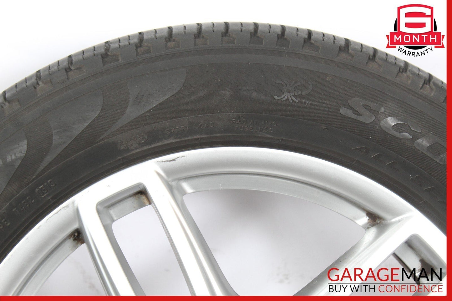 11-18 Porsche Cayenne 958 8.5 X 19 19" Wheel Rim Silver 7P5601025A OEM
