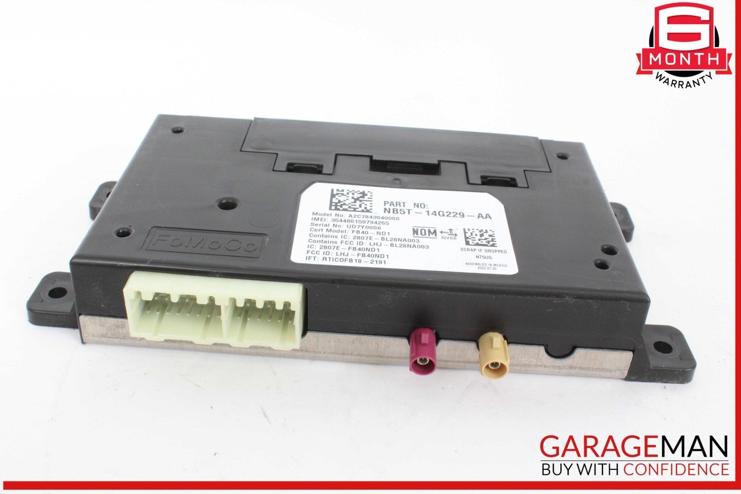 20-24 Lincoln Aviator Telematics Communication Control Module Unit NB5T14G229AA