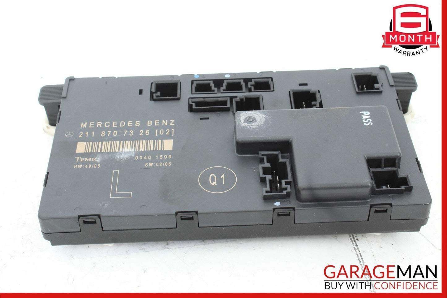 03-09 Mercedes W211 E350 E500 E63 AMG Front Left Side Door Control Module Unit