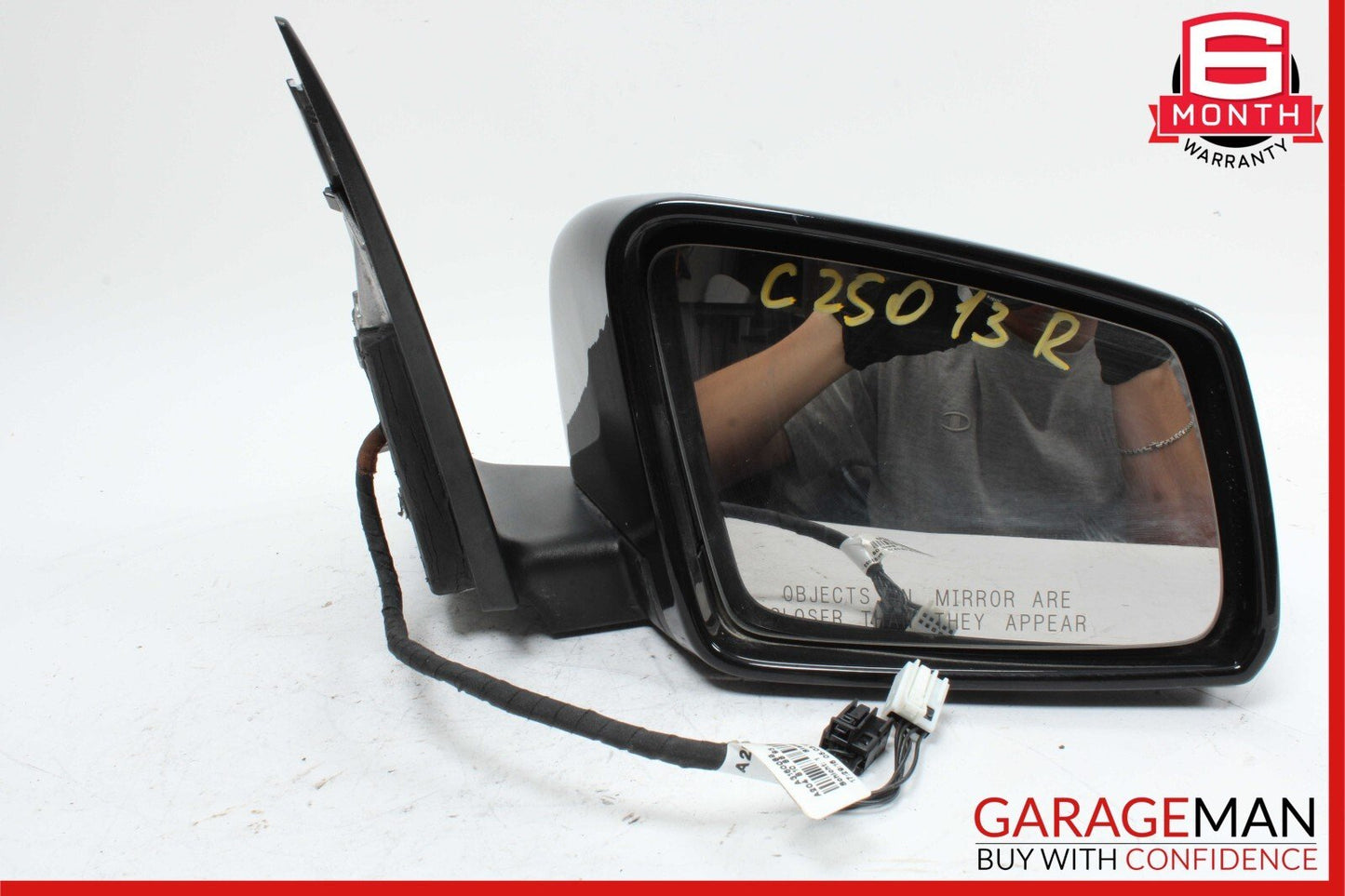 12-14 Mercedes W204 C250 C300 C350 Front Right Side Mirror Door Rear View Black