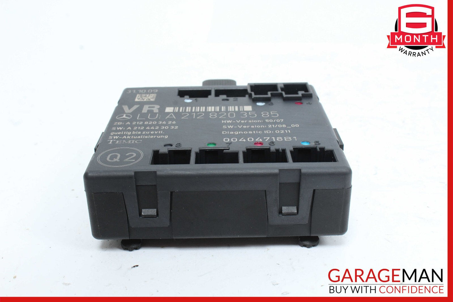 08-12 Mercedes X204 GLK350 C300 E350 Front Right Side Door Control Module OEM