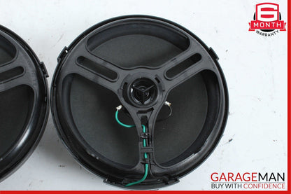 08-15 Mercedes W204 C300 Rear Left & Right Door Sound Speakers Set of 2 OEM