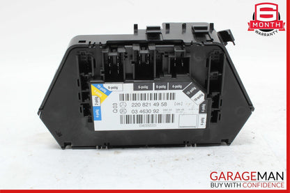 00-06 Mercedes W220 S55 AMG Rear Left Driver Side Seat Switch 2208214958 OEM