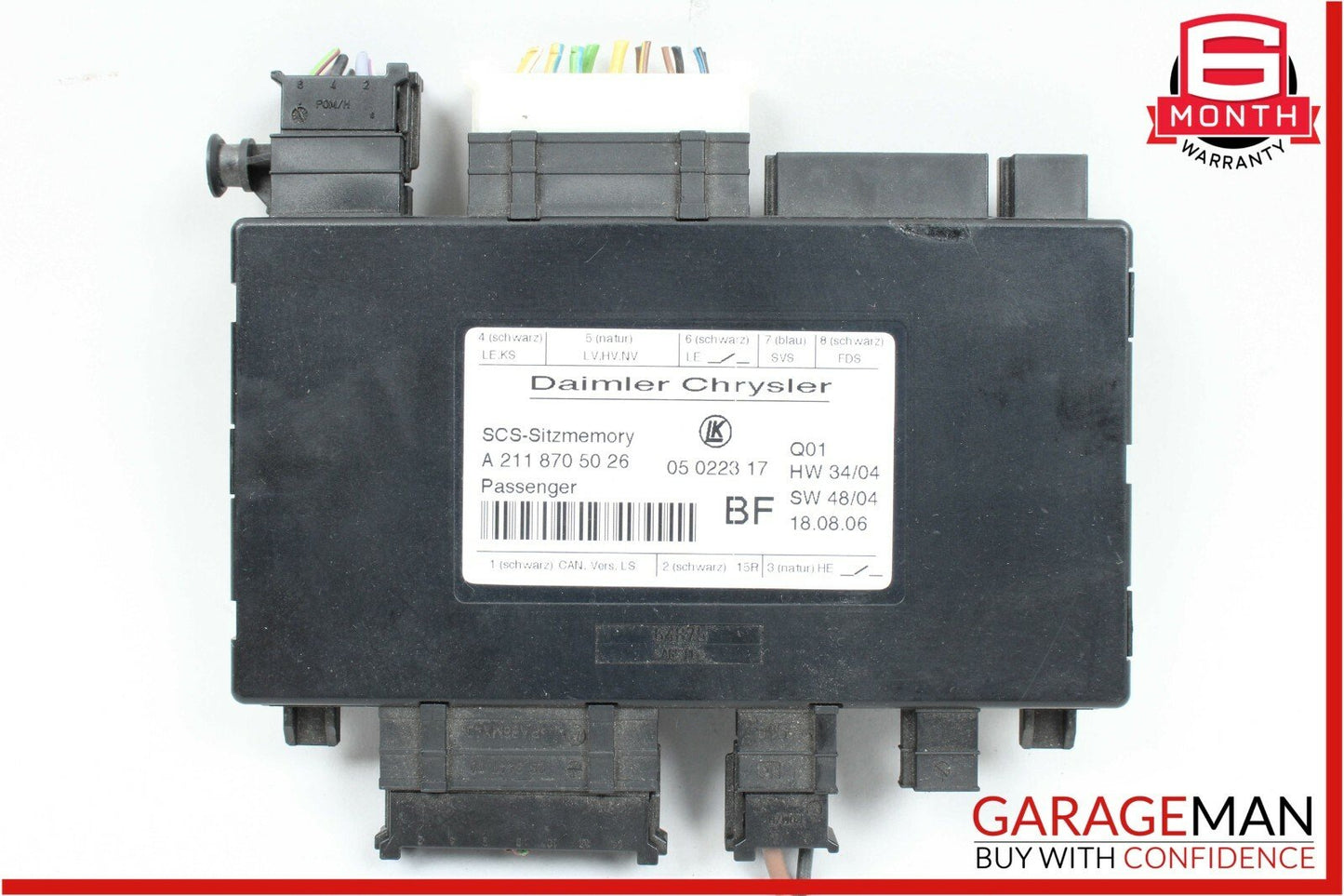 03-11 Mercedes CLS500 GL450 ML550 E550 Front Right Side Seat Control Module