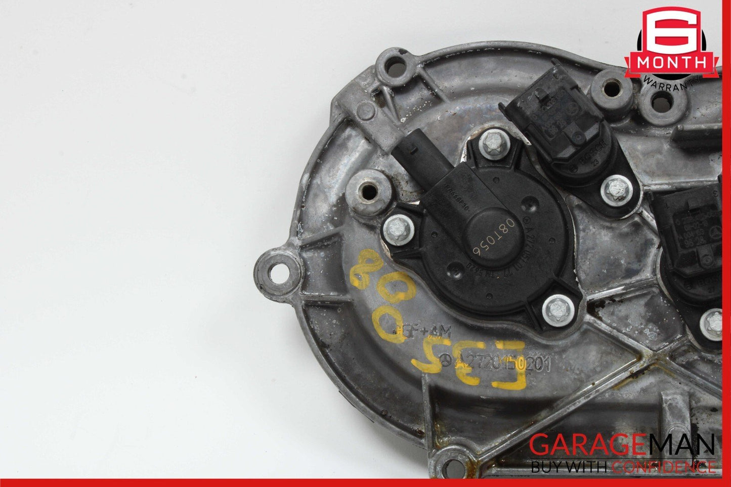 05-13 Mercedes W211 E350 E550 Front Left Side Engine Timing Chain Cover Plate