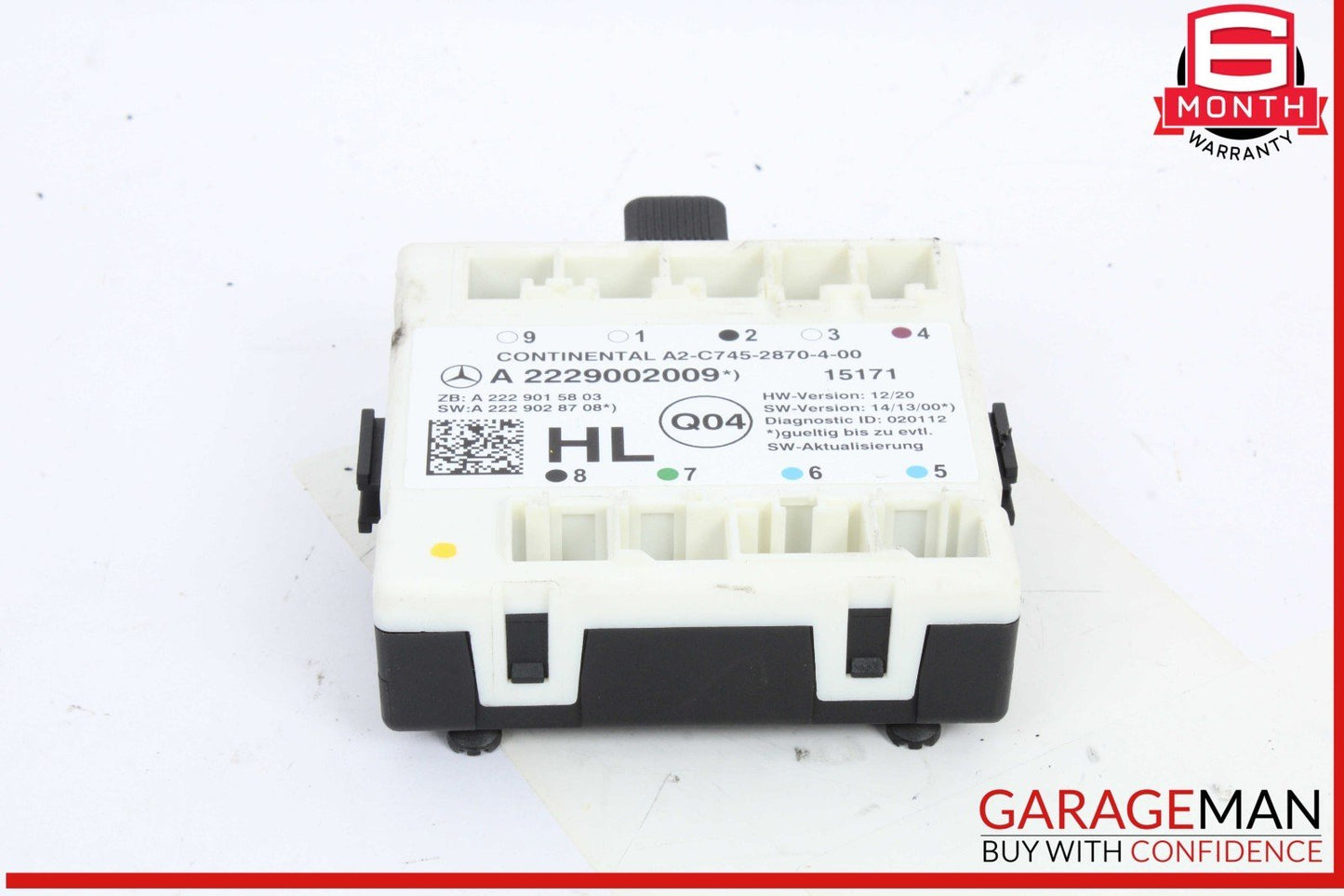 15-23 Mercedes W205 C300 C400 GLC300 Rear Left Side Door Control Module Unit OEM
