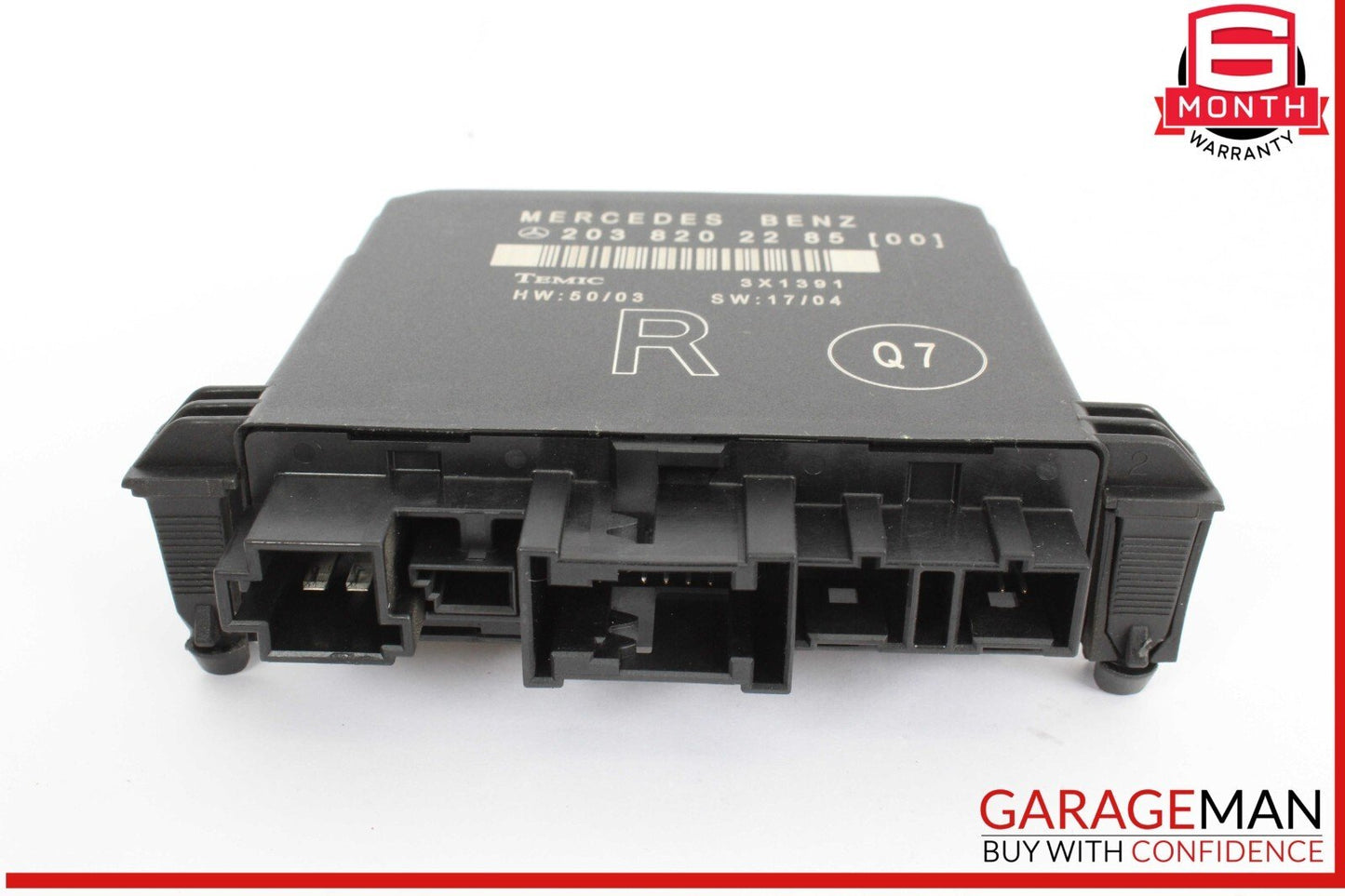 01-07 Mercedes W203 C350 Sport Rear Right Side Door Control Module 2038202285