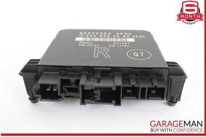 01-07 Mercedes W203 C350 Sport Rear Right Side Door Control Module 2038202285