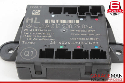 08-18 Mercedes W204 C250 GLK350 E350 CLS550 Rear Left Side Door Control Module