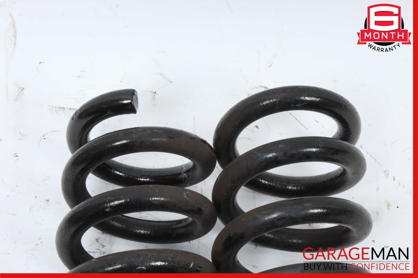 14-17 Maserati Ghibli Rear Right & Left Suspension Coil Spring Absorber Set OEM