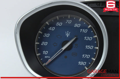 14-17 Maserati Ghibli Speedometer Odometer Instrument Cluster Gauge OEM