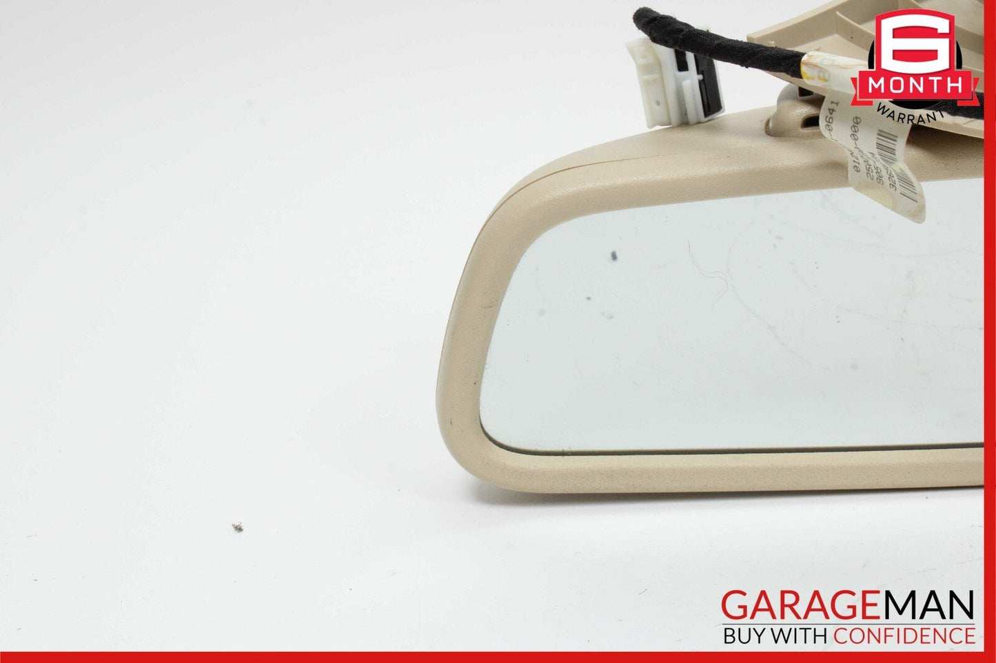 08-14 Mercedes W204 C350 C300 Top Upper Rear View Mirror Assembly Beige
