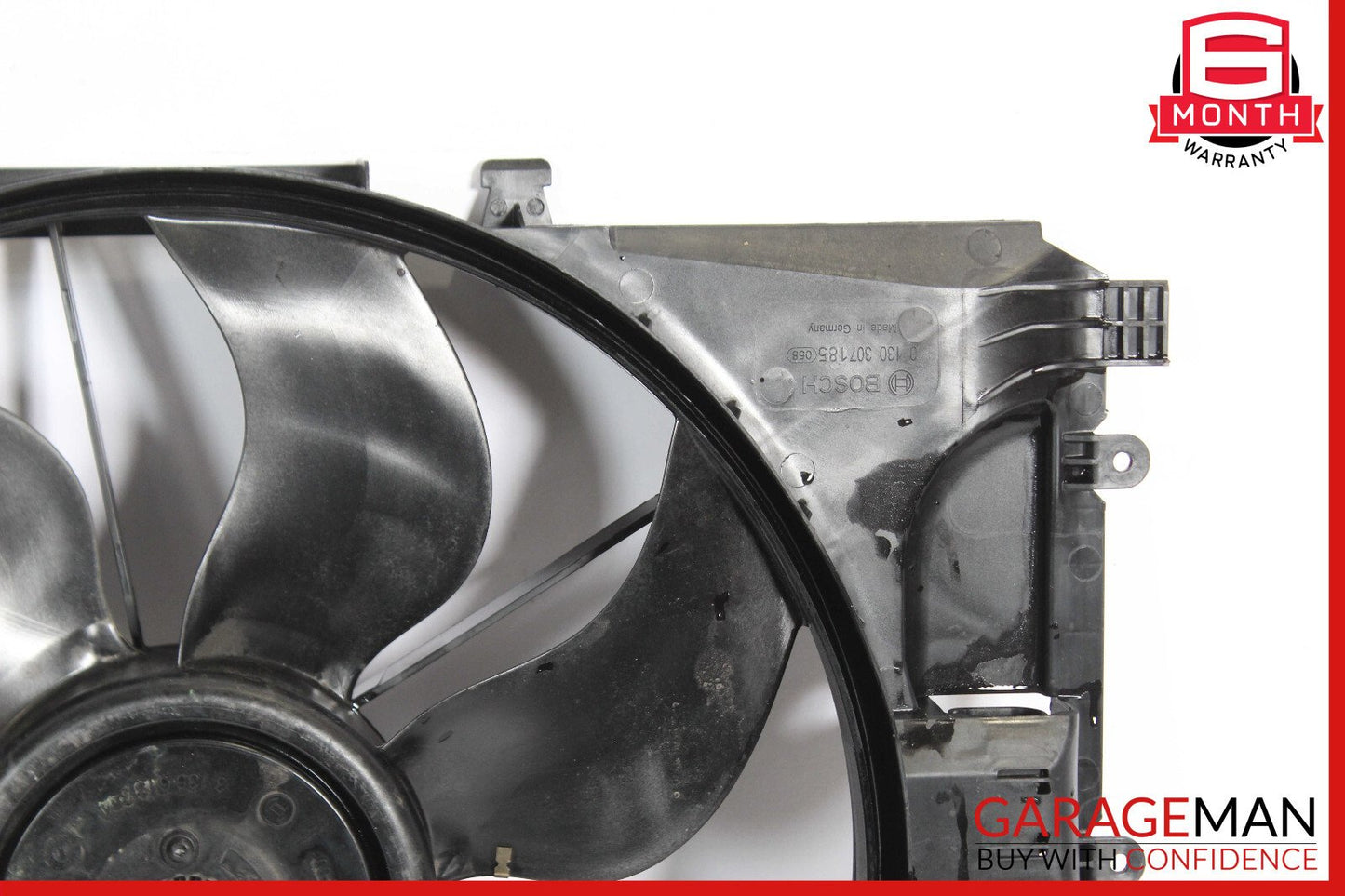08-18 Mercedes W204 C250 C300 Engine Radiator Cooling Fan Shroud Motor Assy