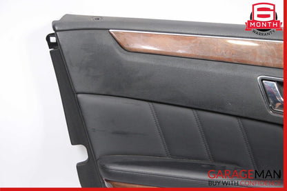 10-13 Mercedes W212 E350 E550 Front Left Interior Door Panel Cover Assembly OEM