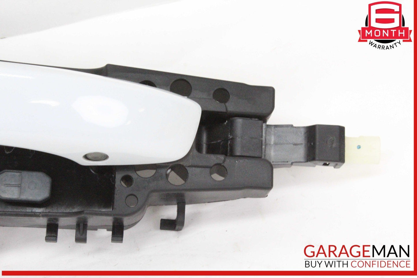 17-24 Audi Q7 Right Passenger Side Exterior Door Handle White 4M0837886A OEM