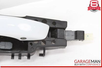17-24 Audi Q7 Right Passenger Side Exterior Door Handle White 4M0837886A OEM
