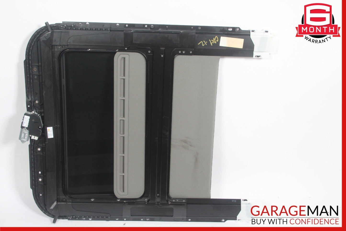 11-18 Porsche Cayenne 958 Top Roof Sun Roof Sunroof Glass Motor Frame Panel Assy