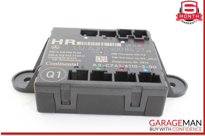 08-18 Mercedes W212 E350 C350 CLS550 Rear Right Side Door Control Module Unit