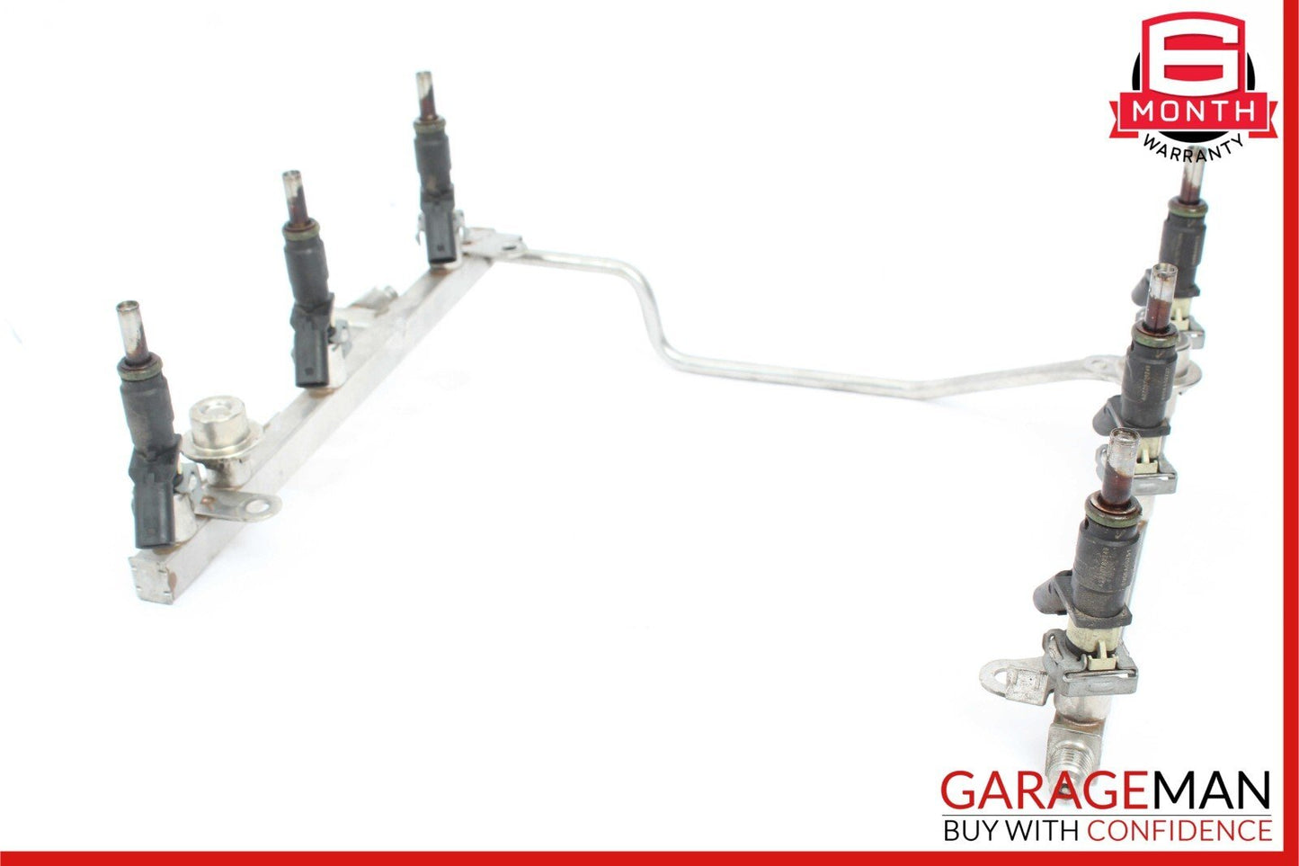 Mercedes W204 C250 C300 C350 R350 Fuel Injector Rail w/ Fuel Injectors OEM