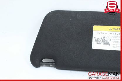 08-14 Mercedes W204 C300 Front Right Side Sun Visor Sunvisor Shade Black OEM