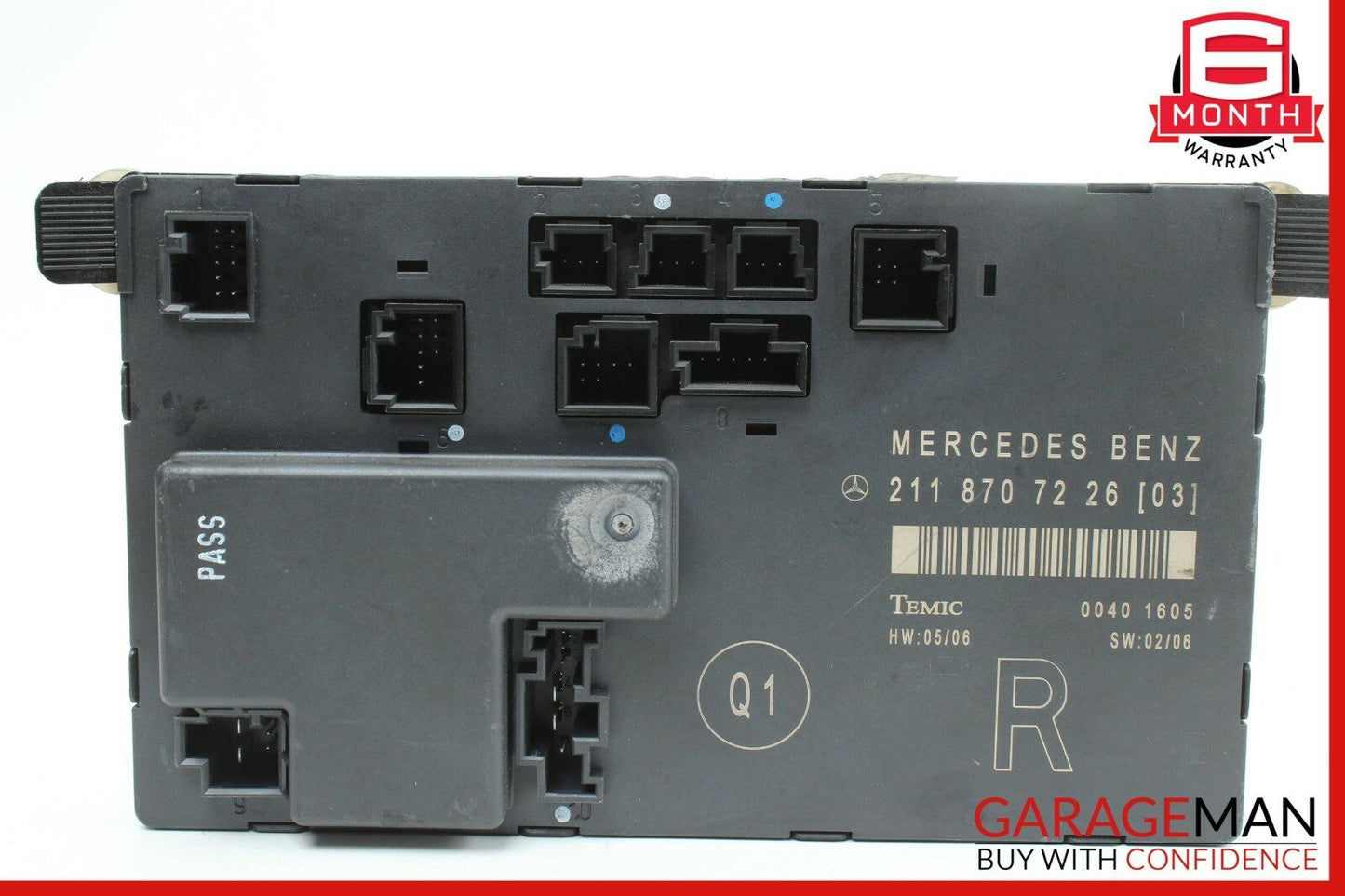 03-09 Mercedes W211 E320 E350 E550 Front Right Side Door Controller Module