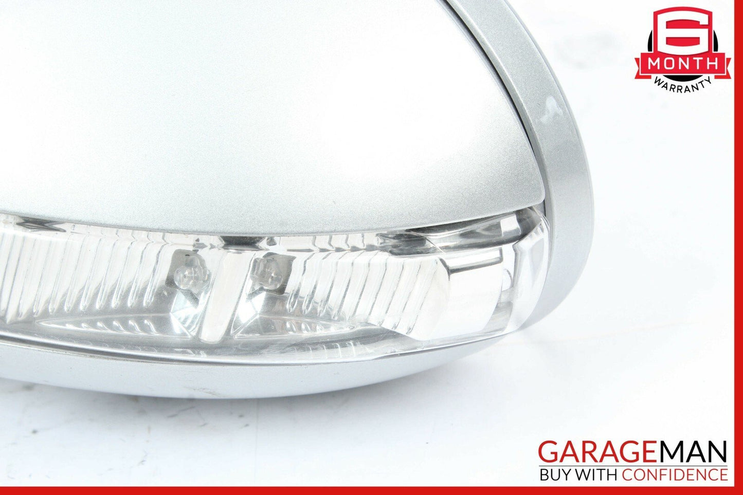 07-09 Mercedes W221 S550 S600 Front Left Side Mirror Door Rear View Silver