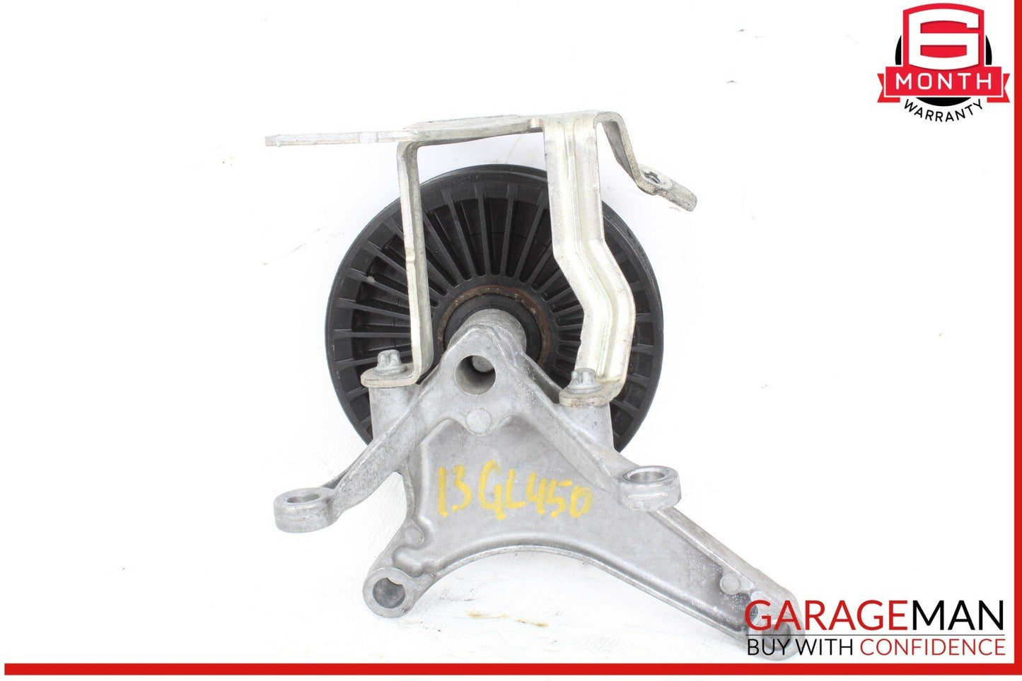 11-20 Mercedes X166 GL450 CL550 CLS550 V-Belt Tensioner Pulley Mount OEM