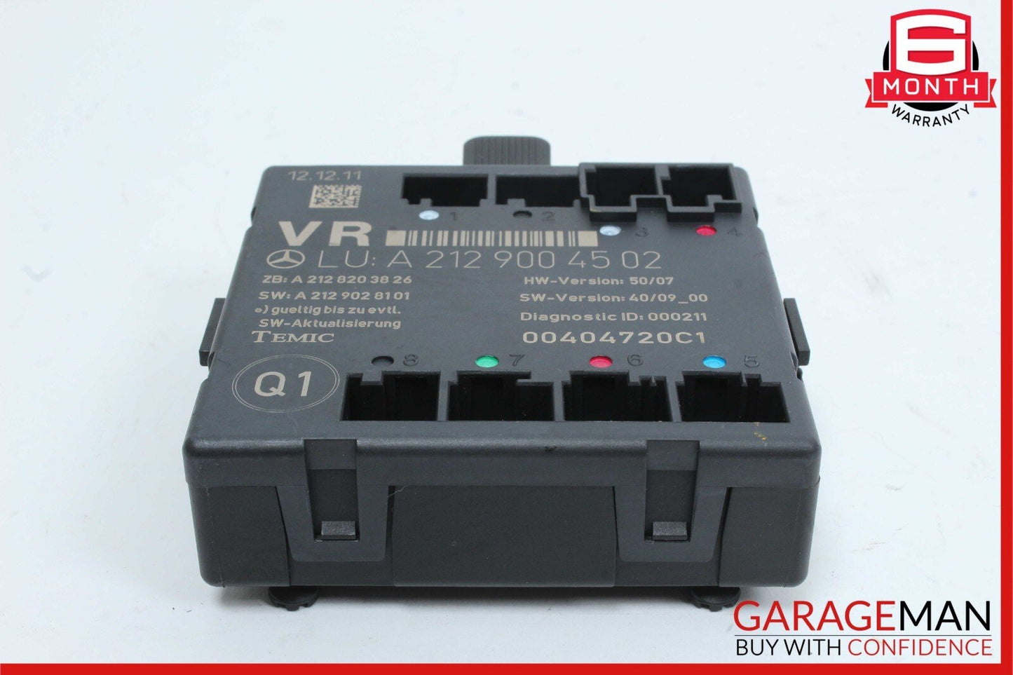 08-18 Mercedes W212 E550 E400 C300 Front Right Side Door Control Module Unit OEM