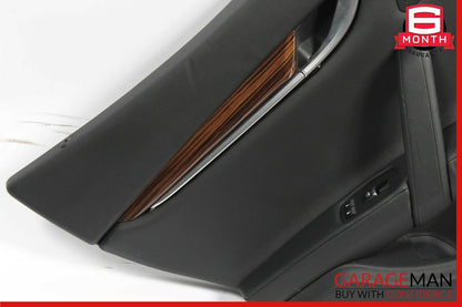 14-17 Maserati Ghibli Rear Left Side Interior Door Trim Panel Assembly Black