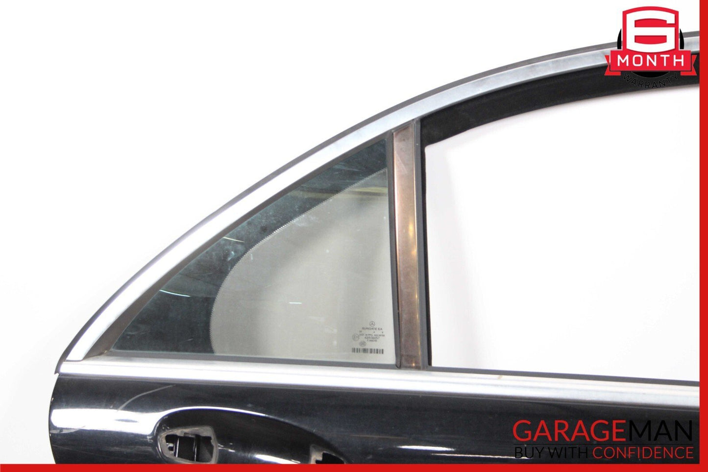 07-13 Mercedes W221 S400 Rear Right Passenger Side Exterior Door Shell Black
