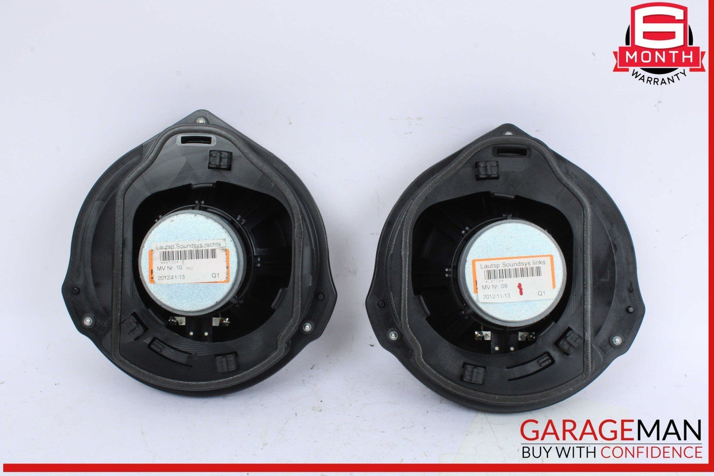 08-18 Mercedes W204 C250 CGI Front Left and Right Door Audio Speaker Set OEM
