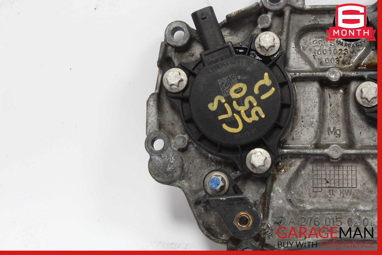 12-18 Mercedes W212 E350 Front Left or Right Engine Timing Chain Cover Plate OEM