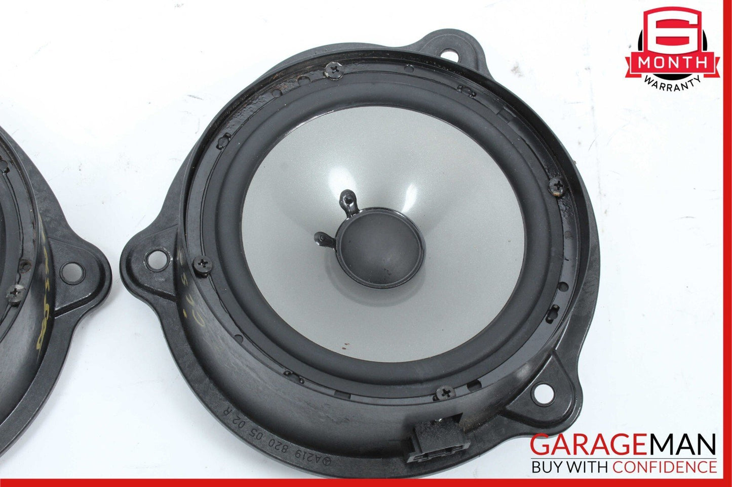 06-11 Mercedes W219 CLS500 Right & Left Side Door Sound Audio Speakers Set of 2