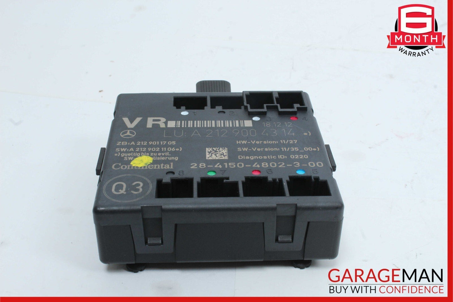08-18 Mercedes W204 C300 C250 SLK250 Front Right Side Door Control Module OEM
