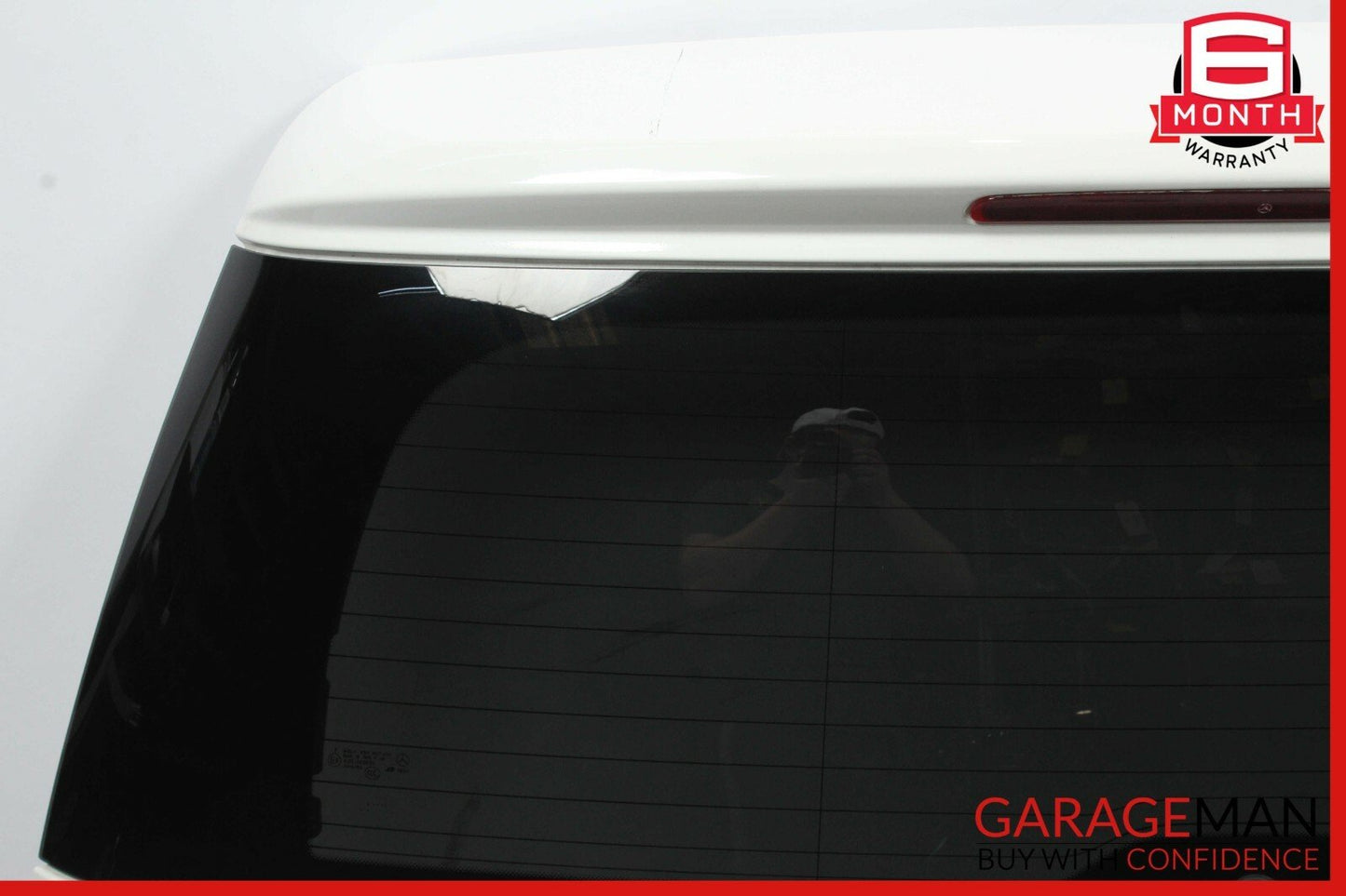07-12 Mercedes X164 GL450 Rear Trunk Lid Tailgate Hatch Shell Glass Panel White