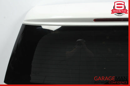07-12 Mercedes X164 GL450 Rear Trunk Lid Tailgate Hatch Shell Glass Panel White