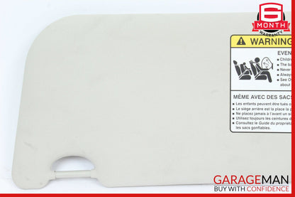 17-19 Jaguar XE Front Right Passenger Side Sunvisor Sun Visor Gray OEM