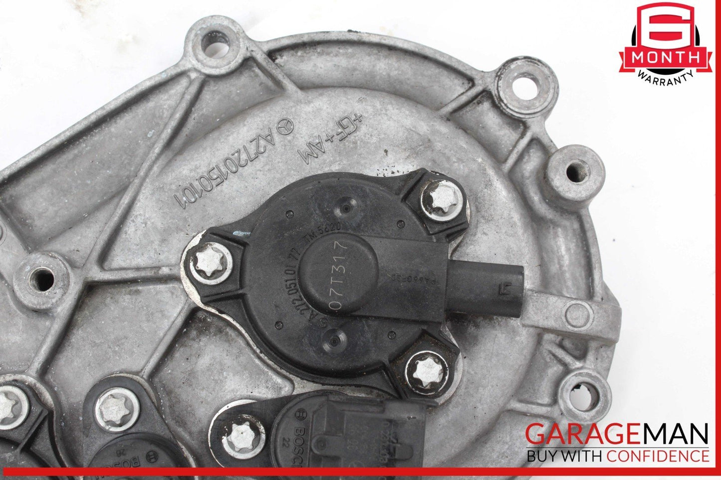 05-13 Mercedes W209 CLK350 ML350 Front Right Engine Timing Chain Cover Plate OEM