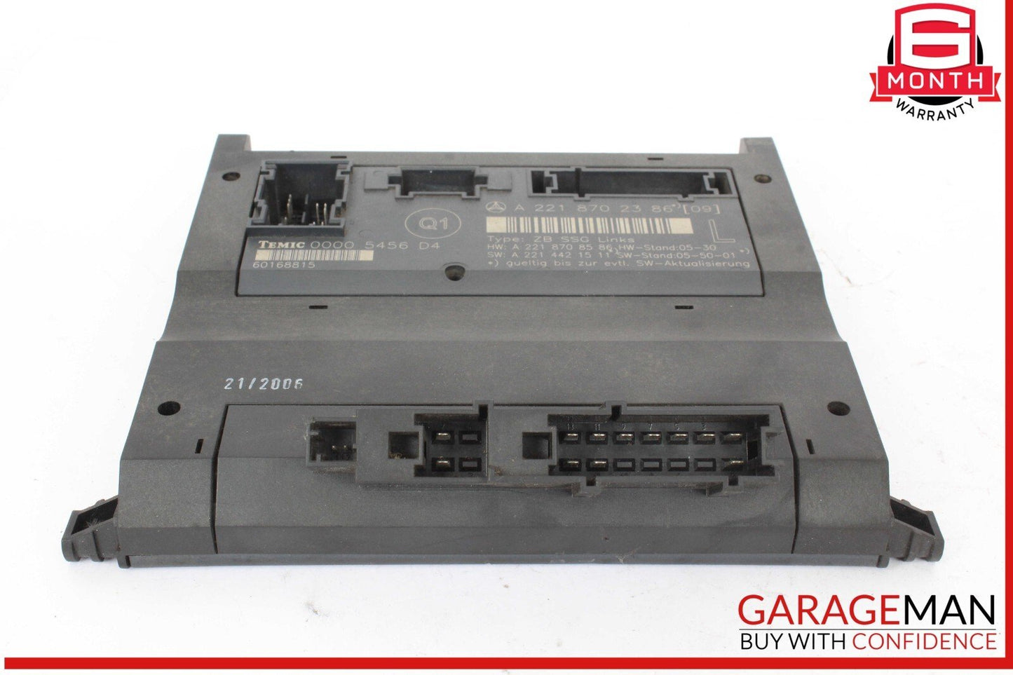 07-13 Mercedes W221 S550 S63 Front Left Driver Side Under Seat Control Unit OEM