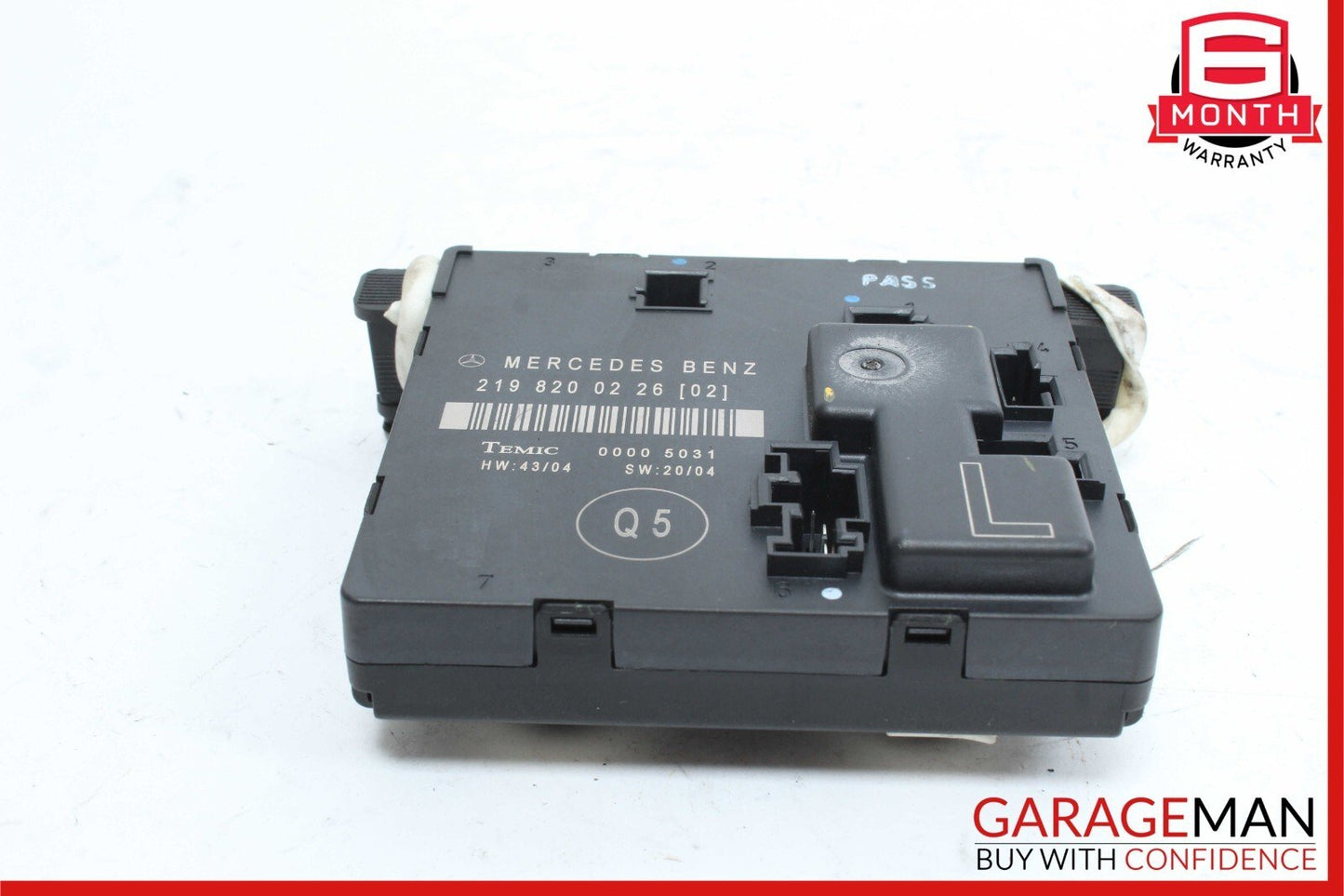 06-11 Mercedes W219 CLS550 CLS55 AMG Rear Left Driver Side Door Control Module