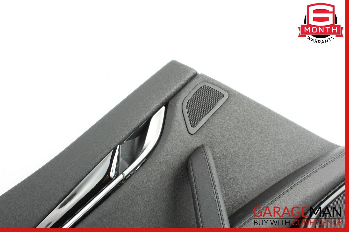 14-17 Maserati Ghibli Rear Left Side Interior Door Panel Cover Assembly Black