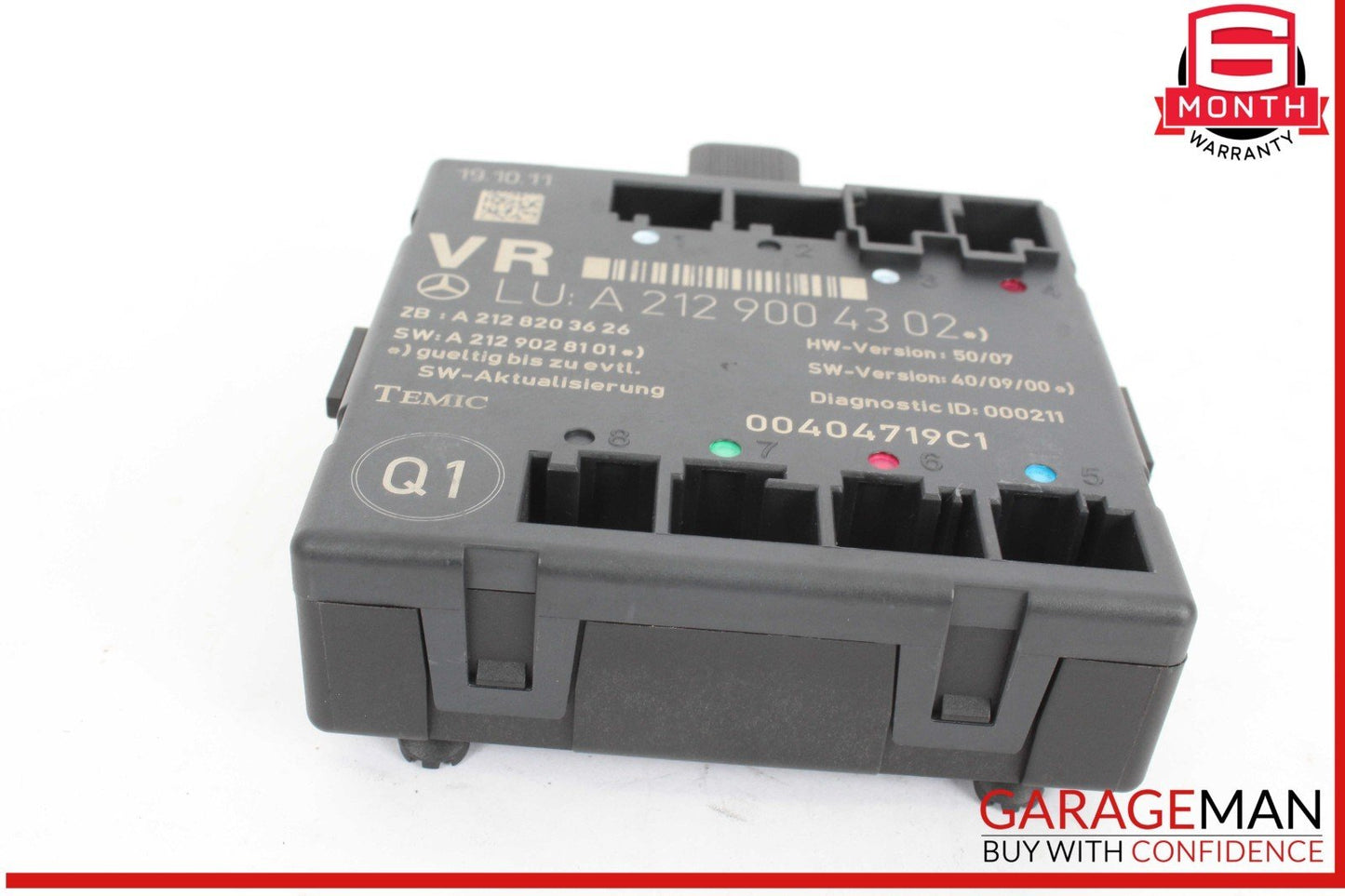 08-18 Mercedes W212 E550 Front Right Passenger Side Door Control Module OEM