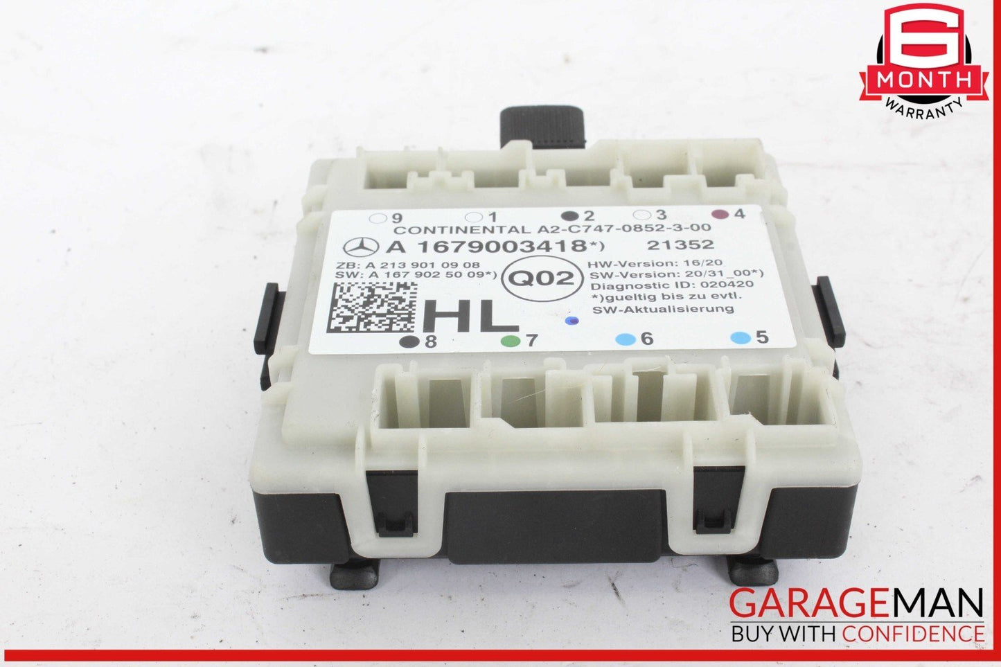 16-22 Mercedes X253 GLC43 AMG Rear Left Driver Side Door Window Regulator Module