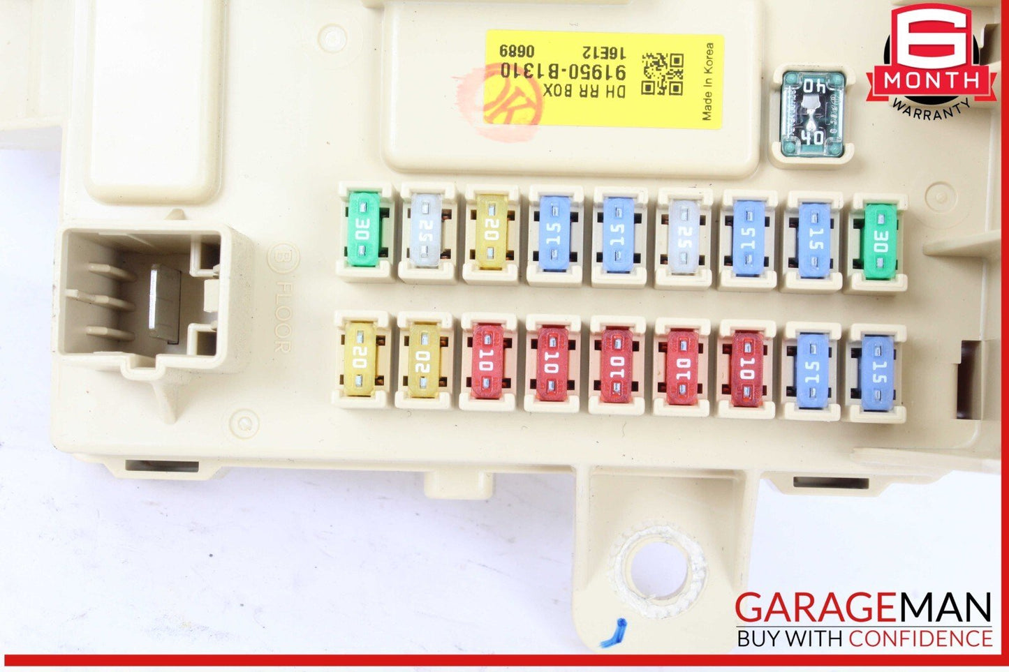 15-20 Hyundai Genesis G80 Rear Trunk Fuse Relay Junction Box Fusebox OEM