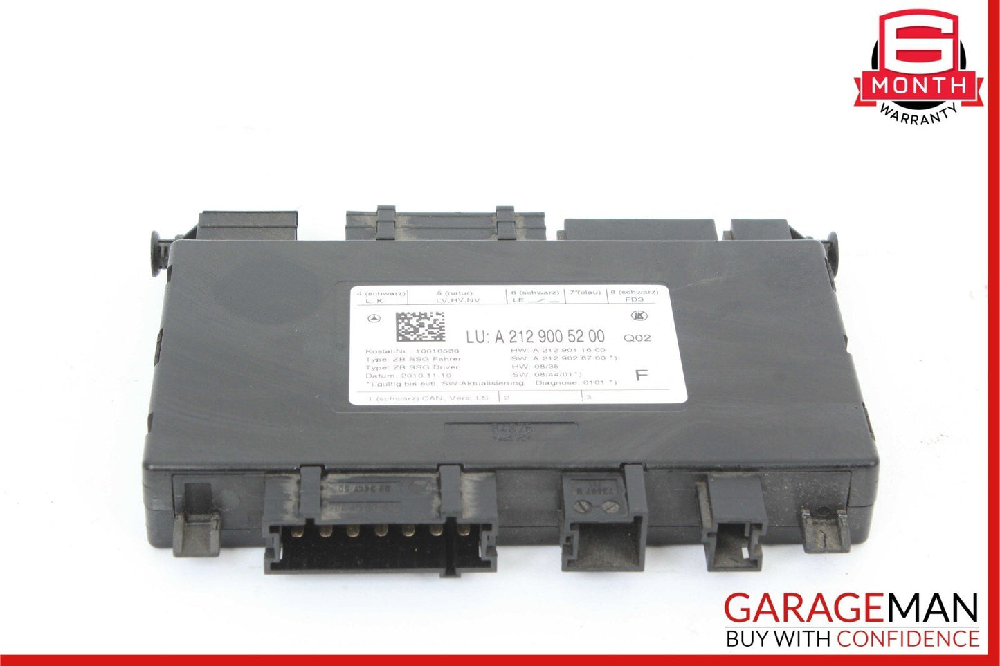 08-18 Mercedes C280 C350 SLK250 C250 Front Left Side Seat Control Module Unit