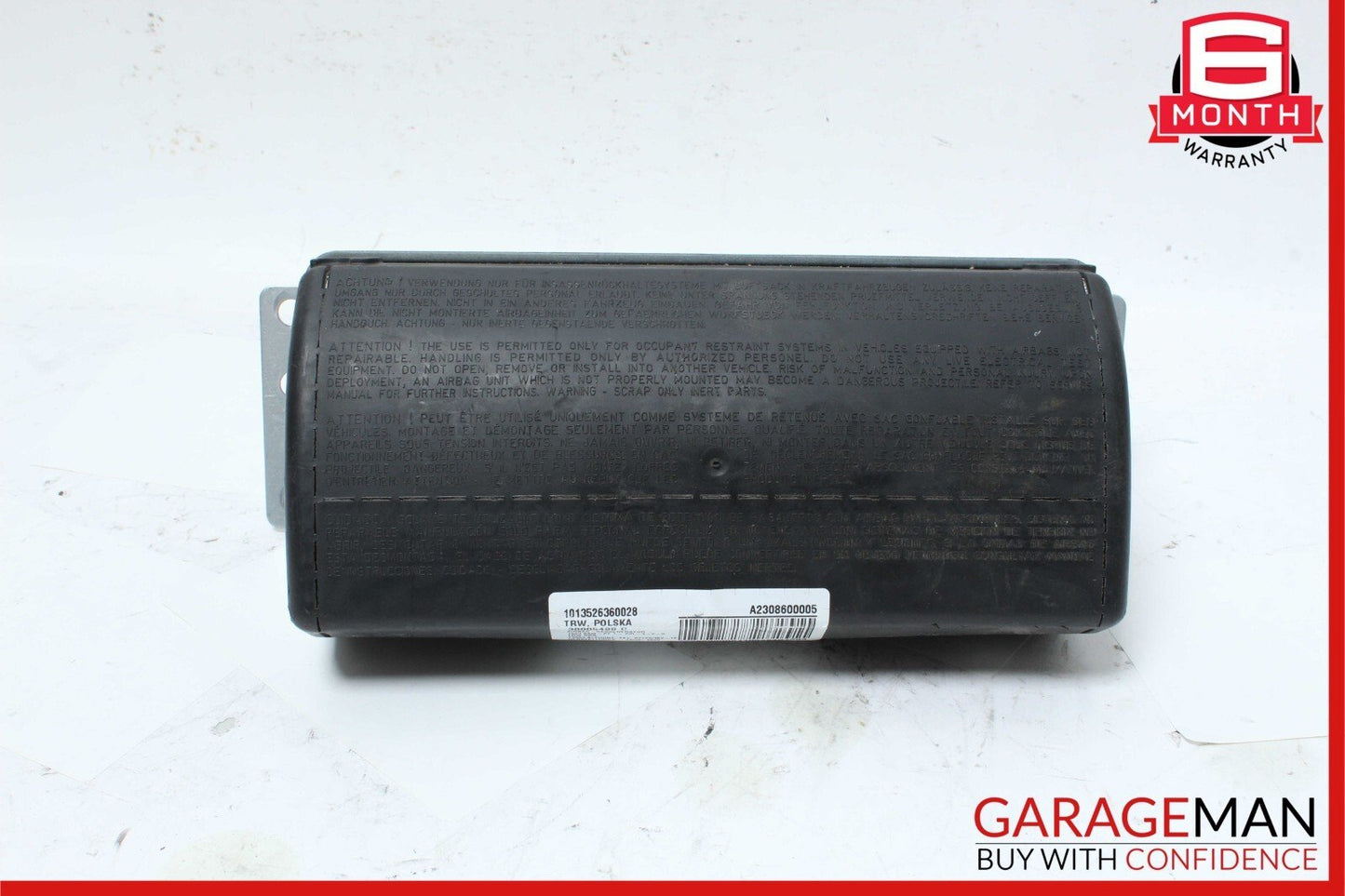 03-12 Mercedes R230 SL500 SL600 SL65 AMG Front Side Side Dash Airbag Air Bag