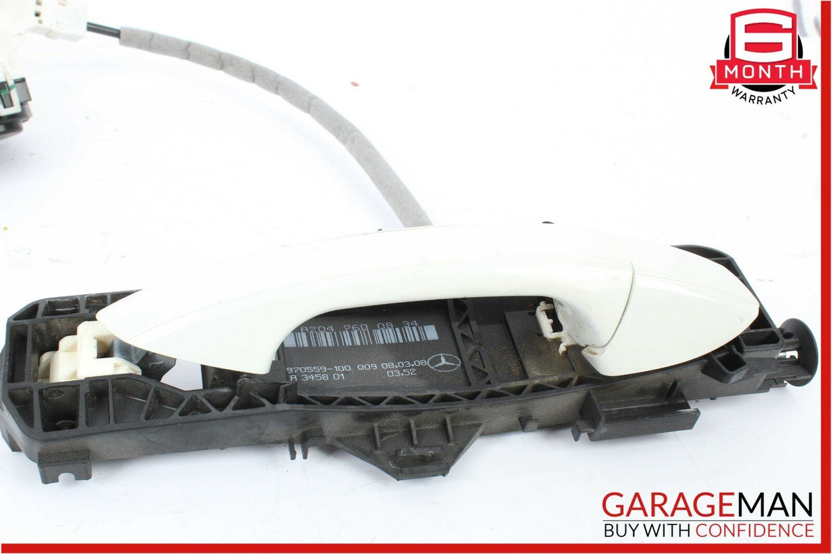 08-11 Mercedes W204 C300 Front Right Door Lock Latch Actuator w/ Handle White